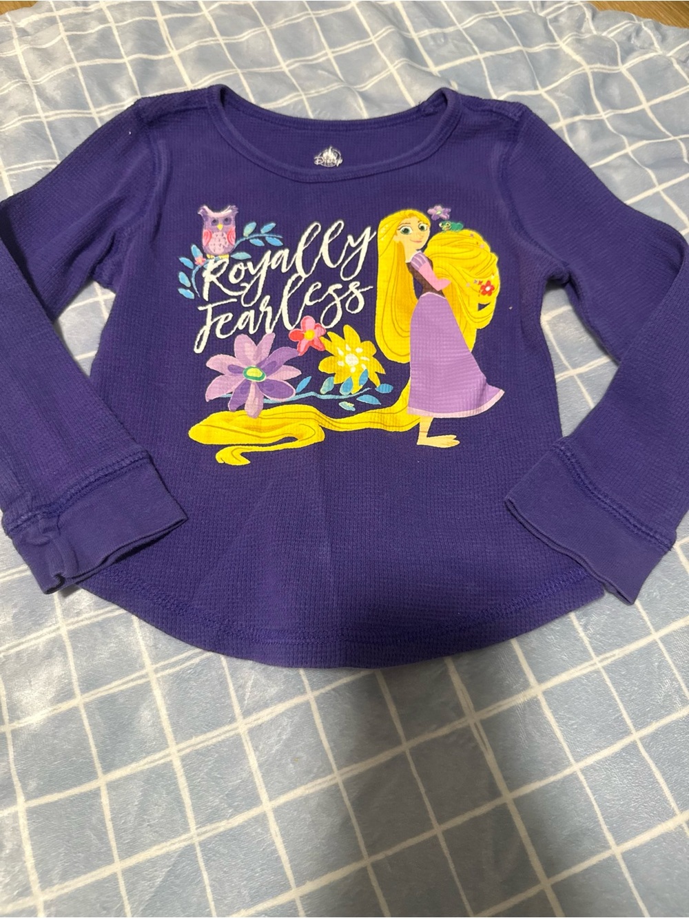 Disney Purple Rapunzel 'Royally Fearless' Long Sleeve Shirt